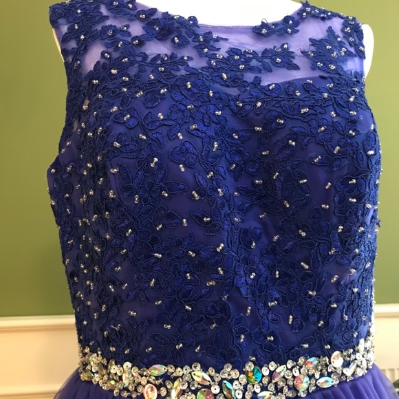 Short Baby doll tulle Cocktail party prom dress - Picture 2 of 10